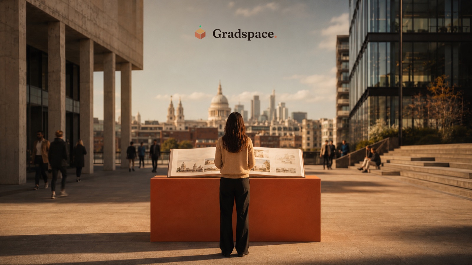 The Gradspace showcase in the city